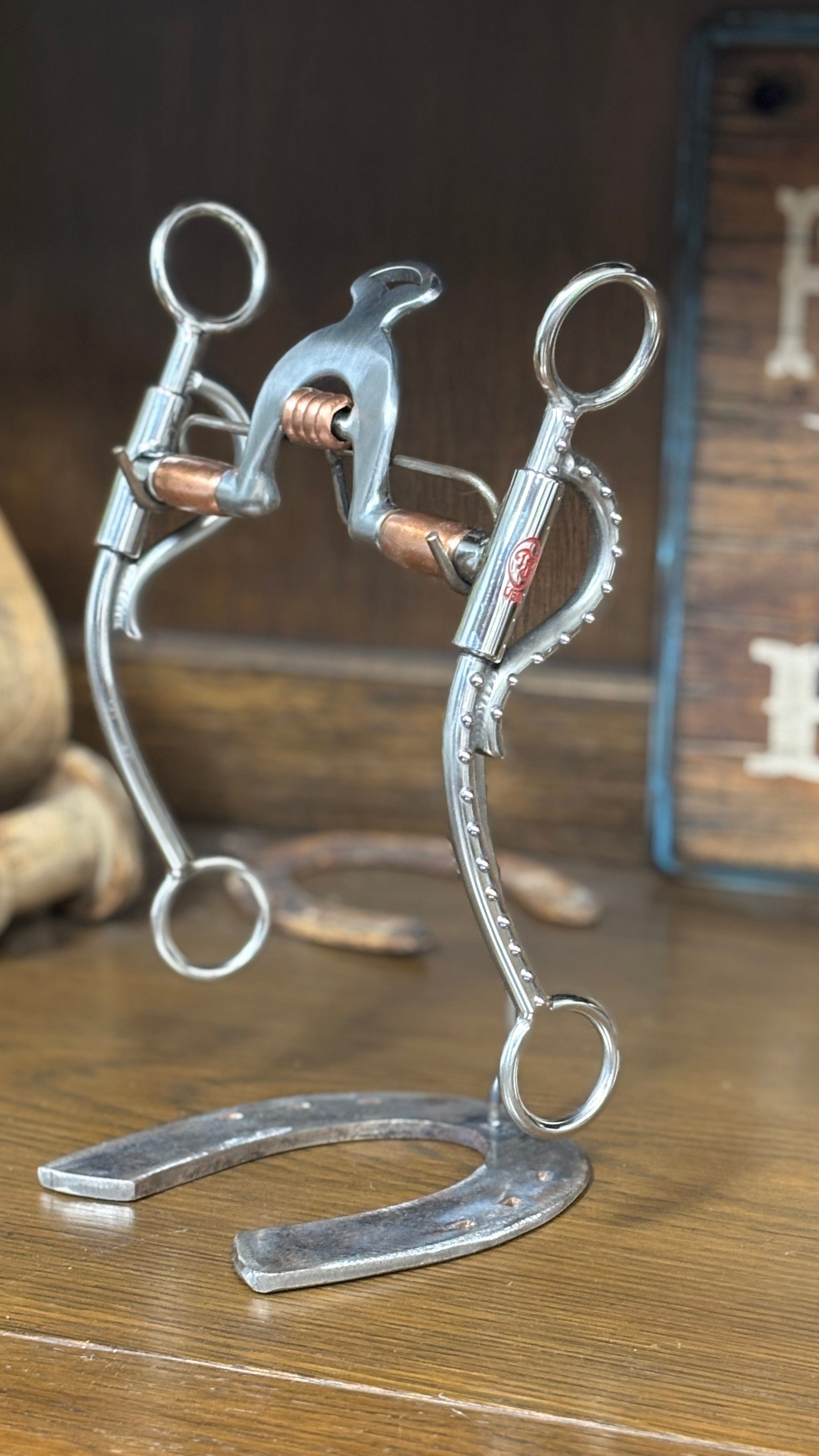 Ace of Spades Longhorn by Tom Balding W/Roller - Henderson's Western Store