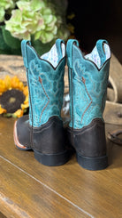 Salina Boots by Dan Post ~ Turquoise - Henderson's Western Store