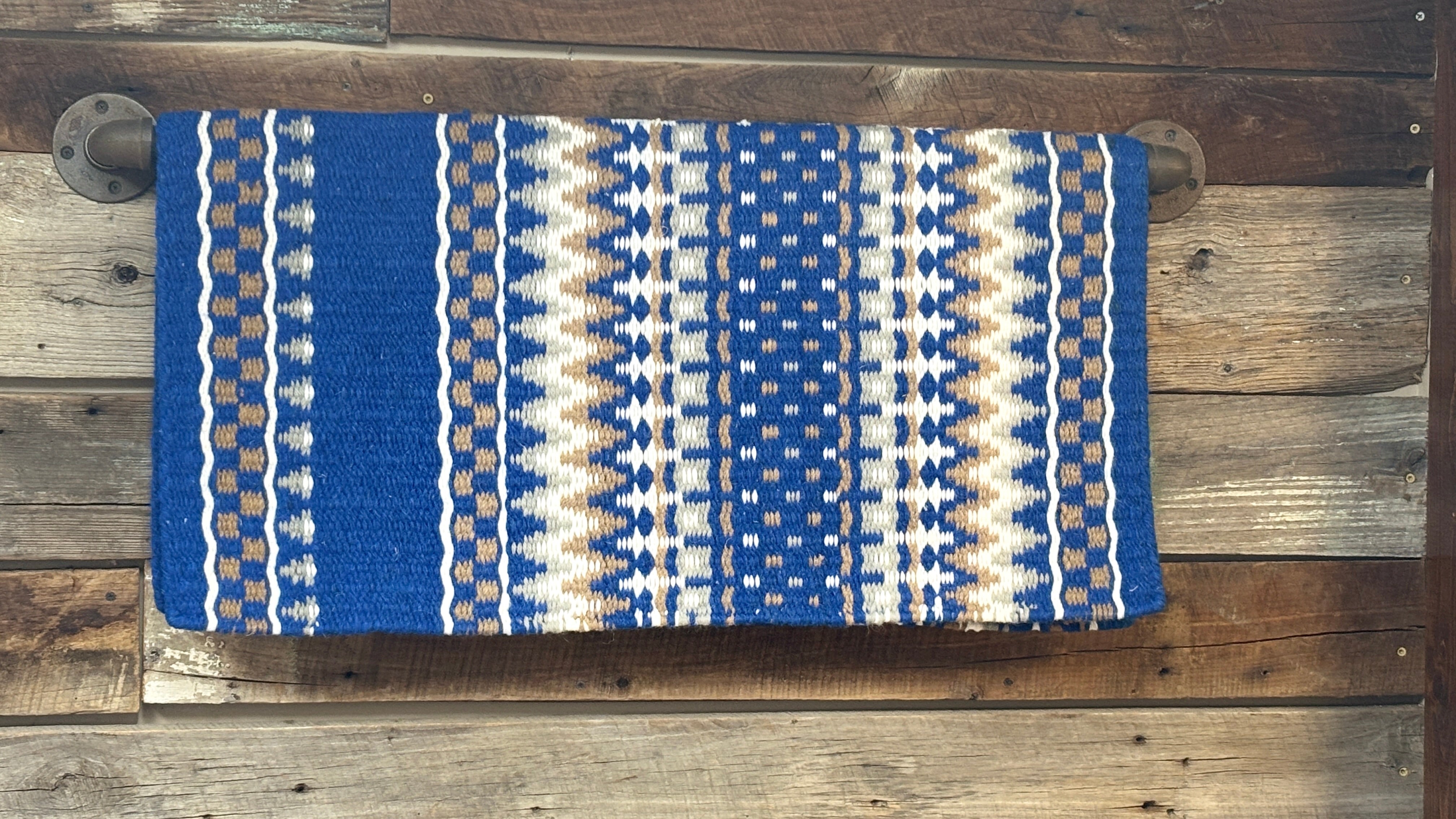 Wool Saddle Blanket ~ Royal Blue - Henderson's Western Store