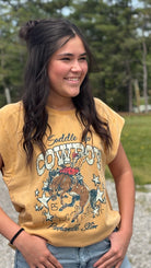 Saddle Up Cowboy Tee by Panhandle - Henderson's Western Store