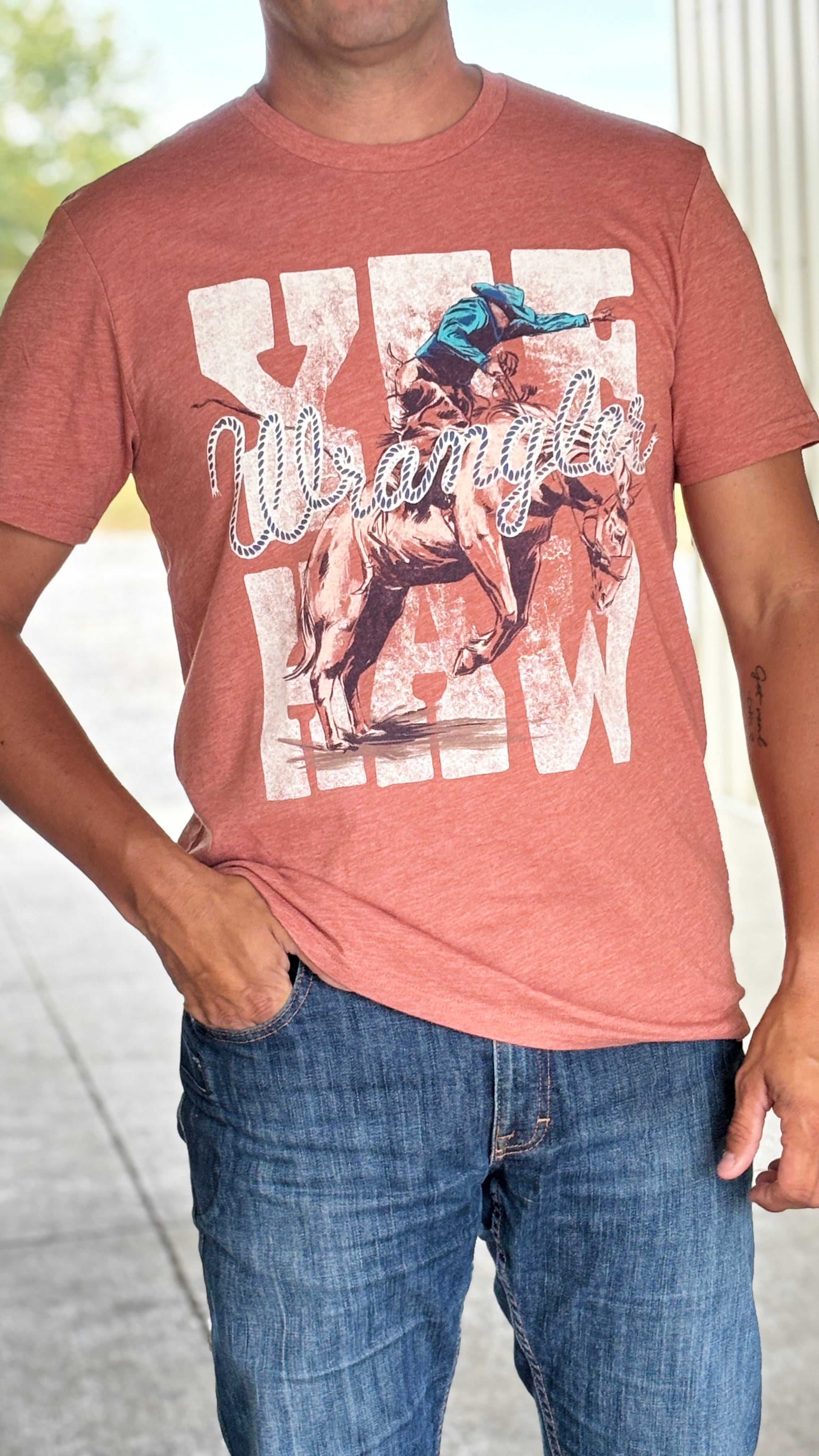 Men's Yee Haw Tee by Wrangler - Henderson's Western Store