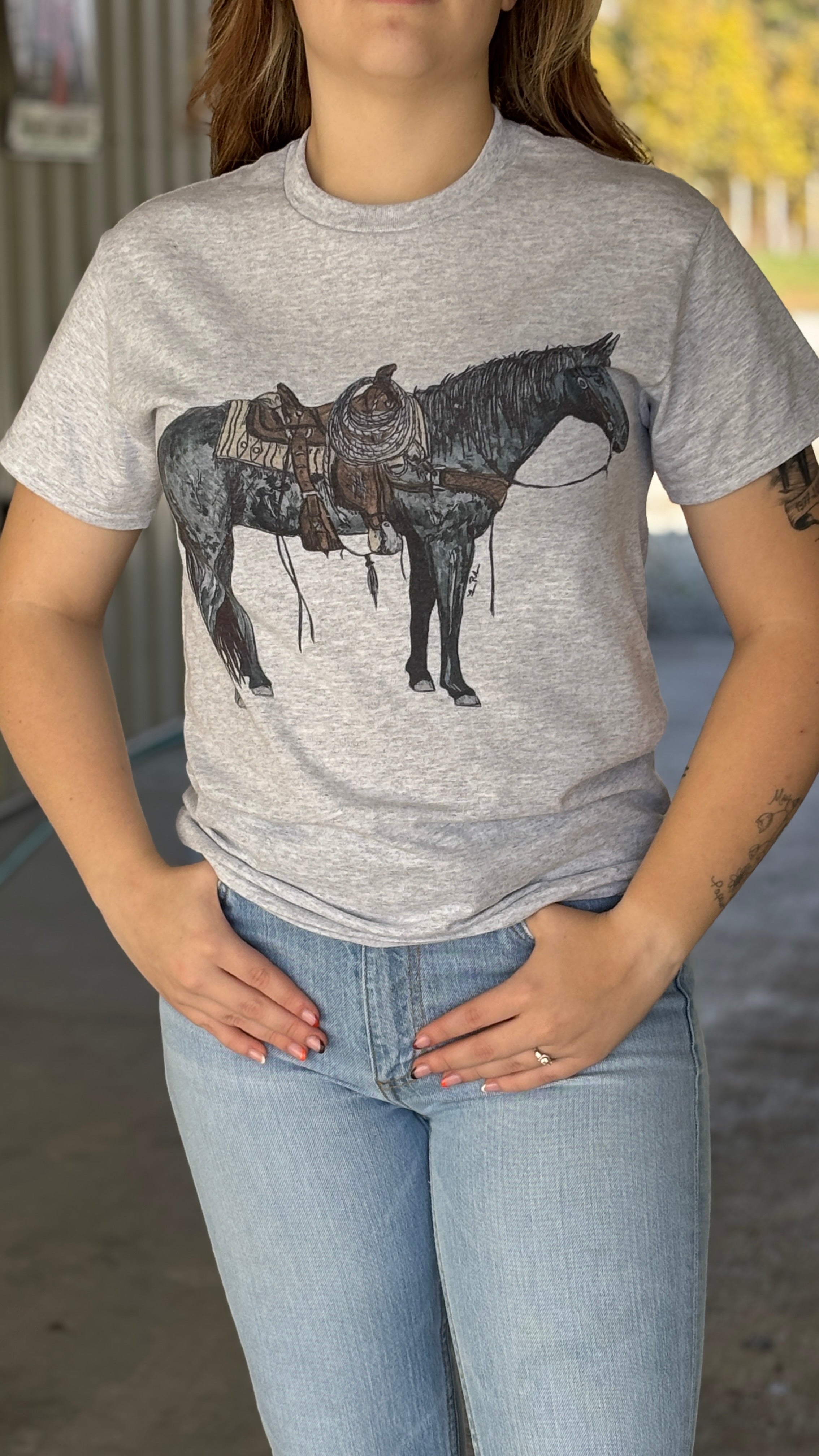 Blue Roan Tee - Henderson's Western Store