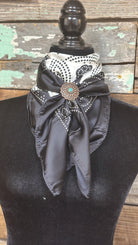 Lace Wild Rag ~ Black & White - Henderson's Western Store