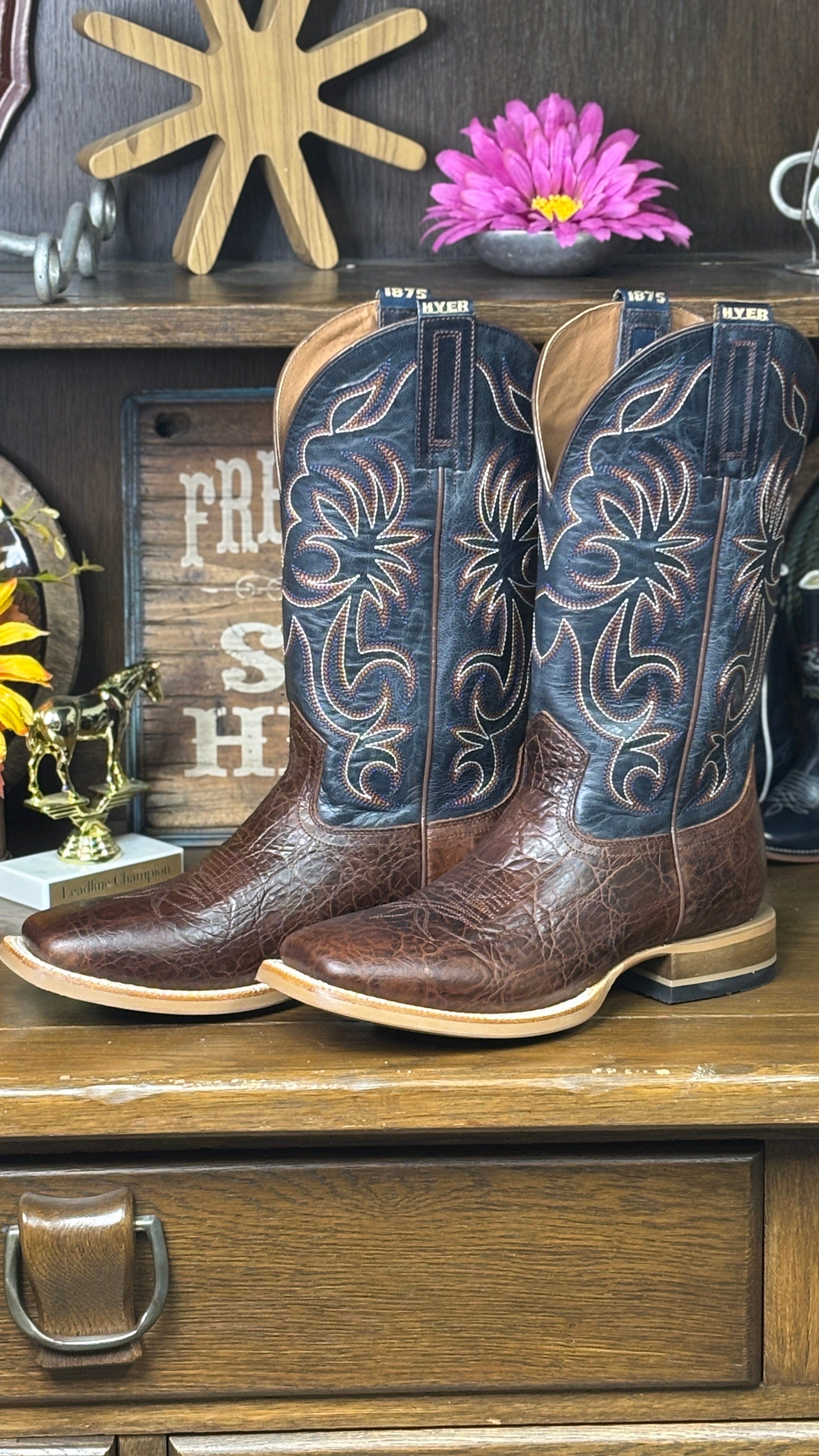 Burdett by Hyer Boots ~ Clay | Henderson's Western Store