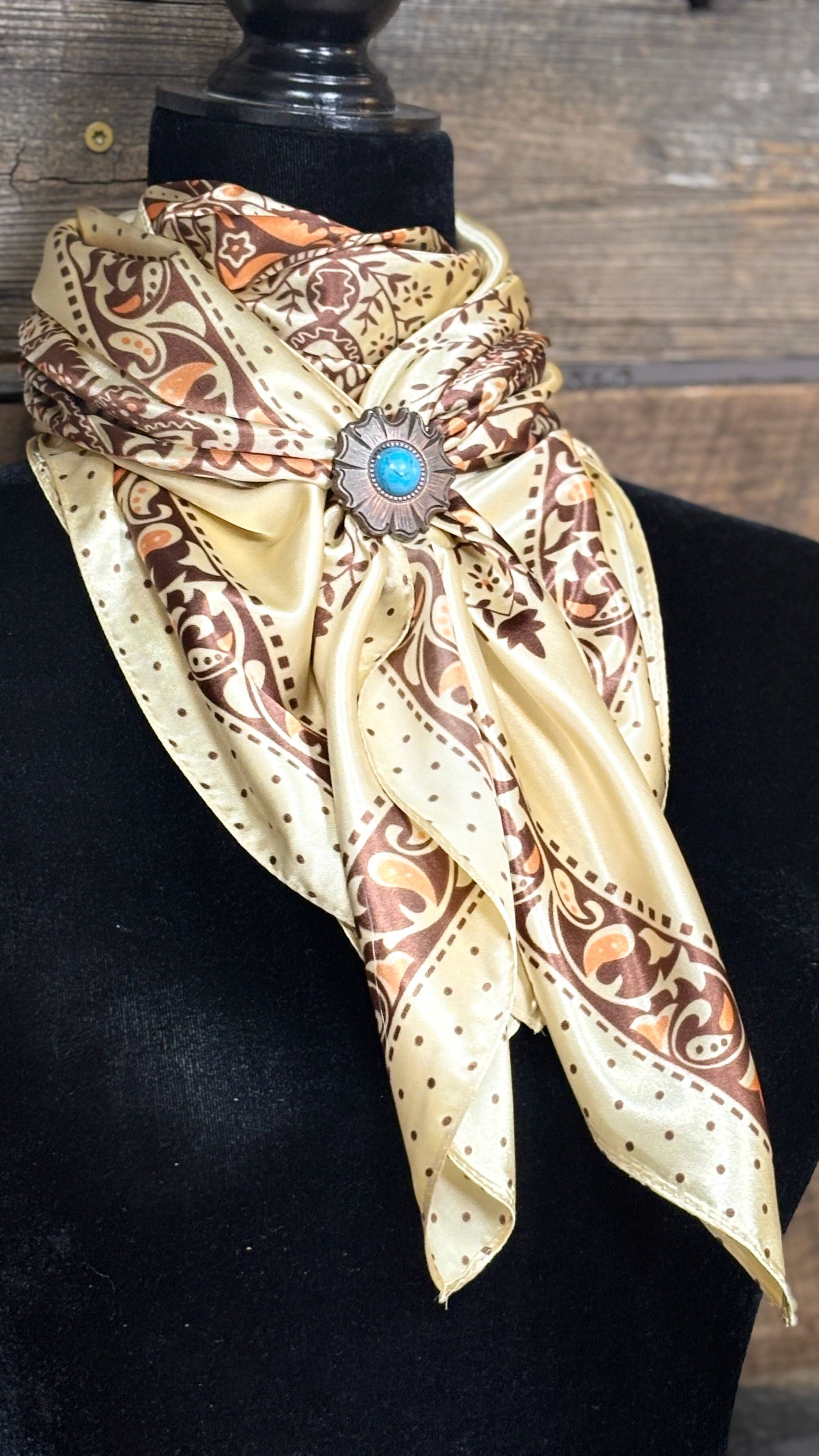 Rodeo Drive Wild Rags/Scarf ~ Vineyard Paisley - Henderson's Western Store