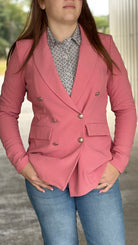 Ladies Solid Blazer by Rock & Roll ~ Rose - Henderson's Western Store