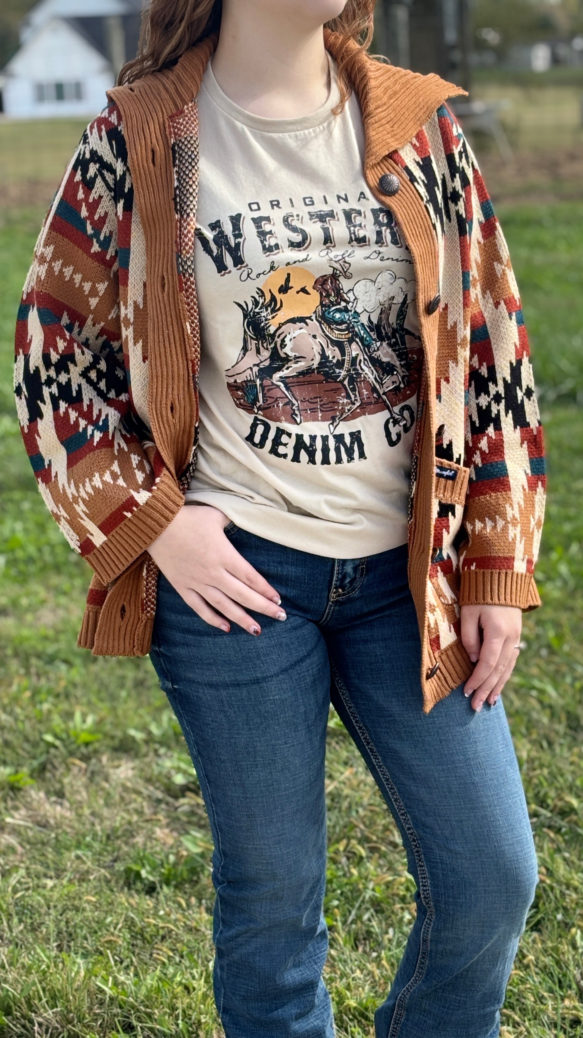 Wrangler Retro® Western Cardigan - Henderson's Western Store