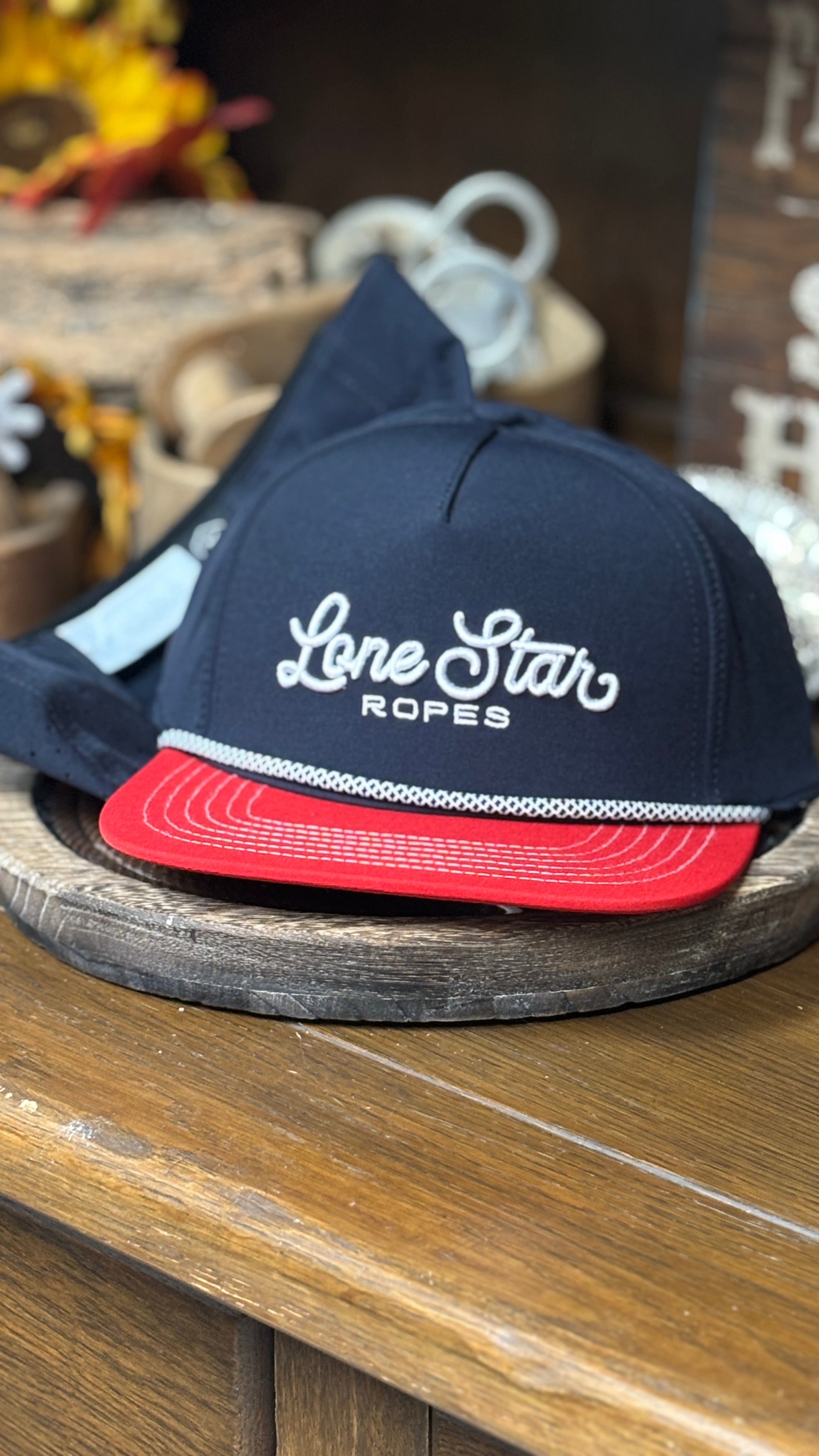 Lone Star Ropes Pro Snap Cap ~ Patriot - Henderson's Western Store