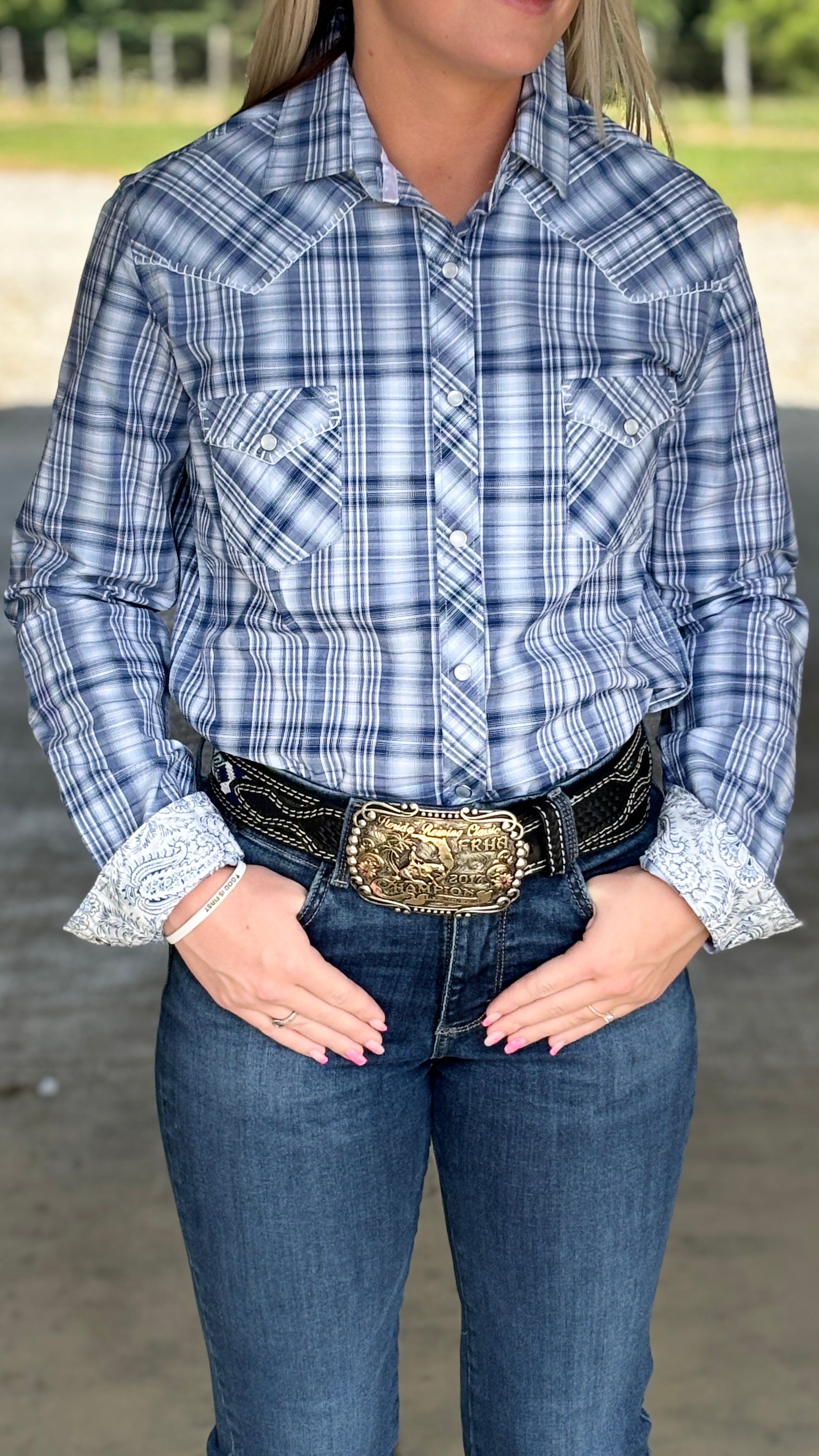 Rough Stock For Her - Navy - Henderson's Western Store