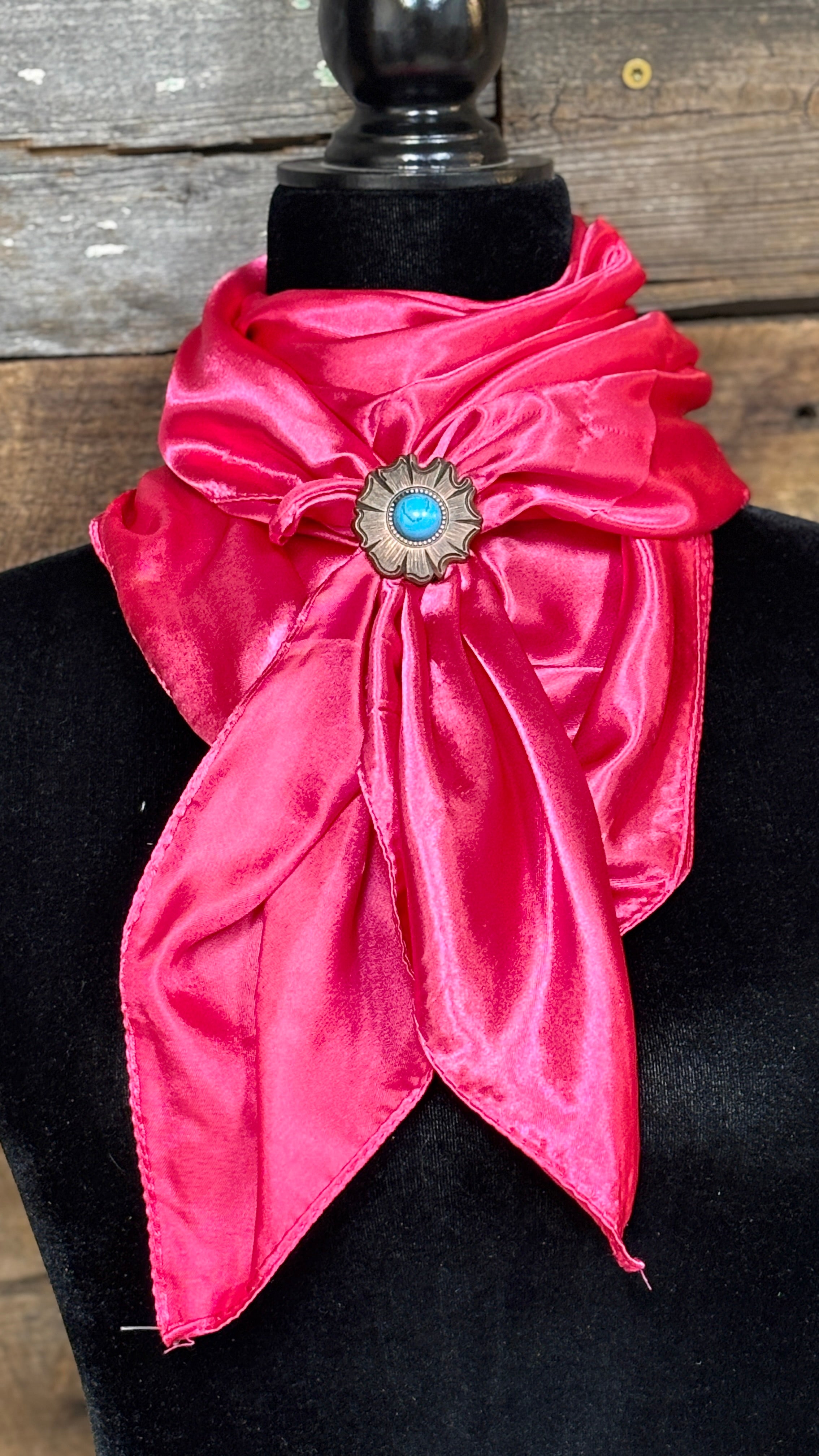 Wynonna Wild Rag ~ Hot Pink - Henderson's Western Store