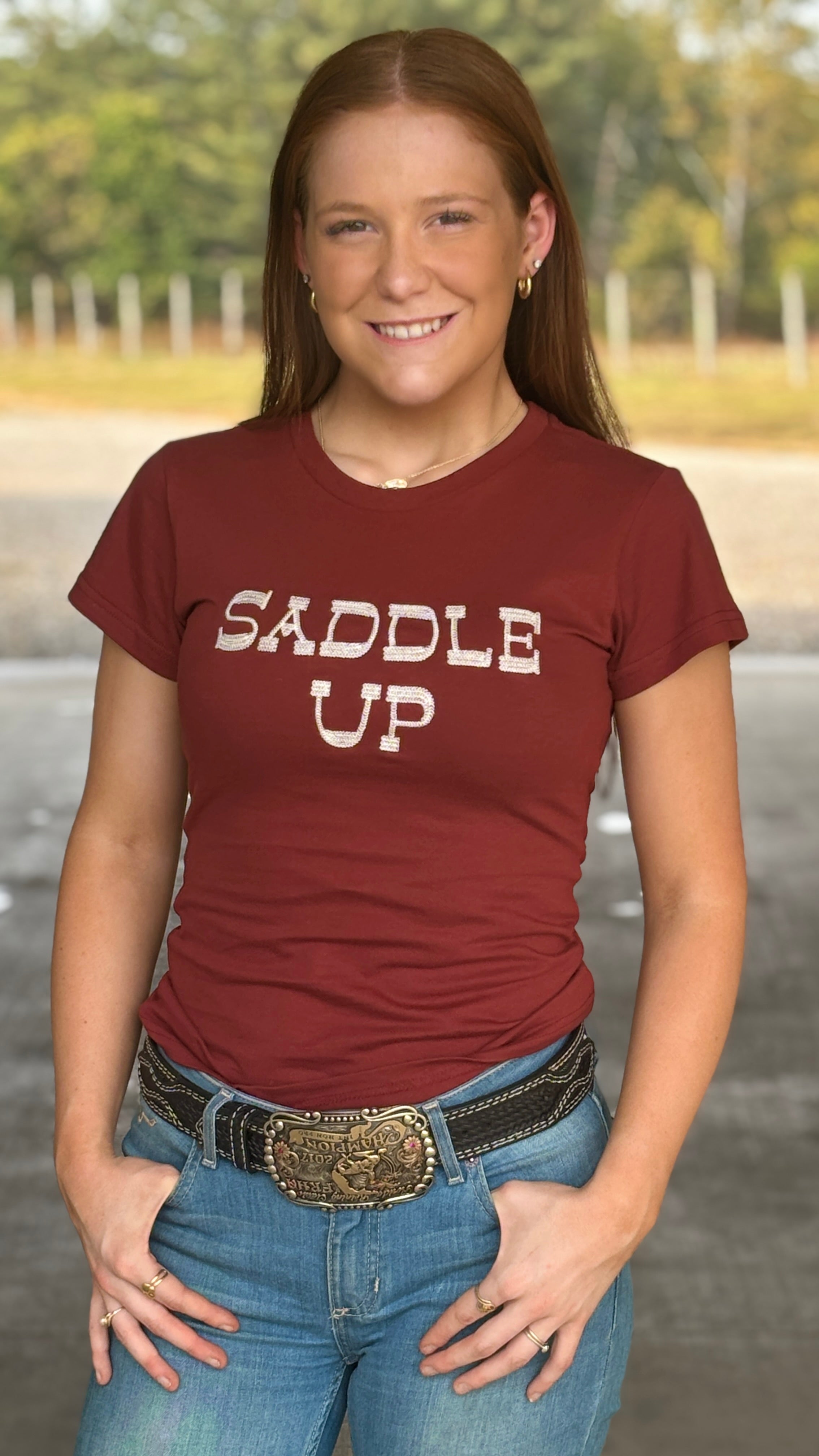 Ladies Wrangler Retro Shrunken Tee - Henderson's Western Store