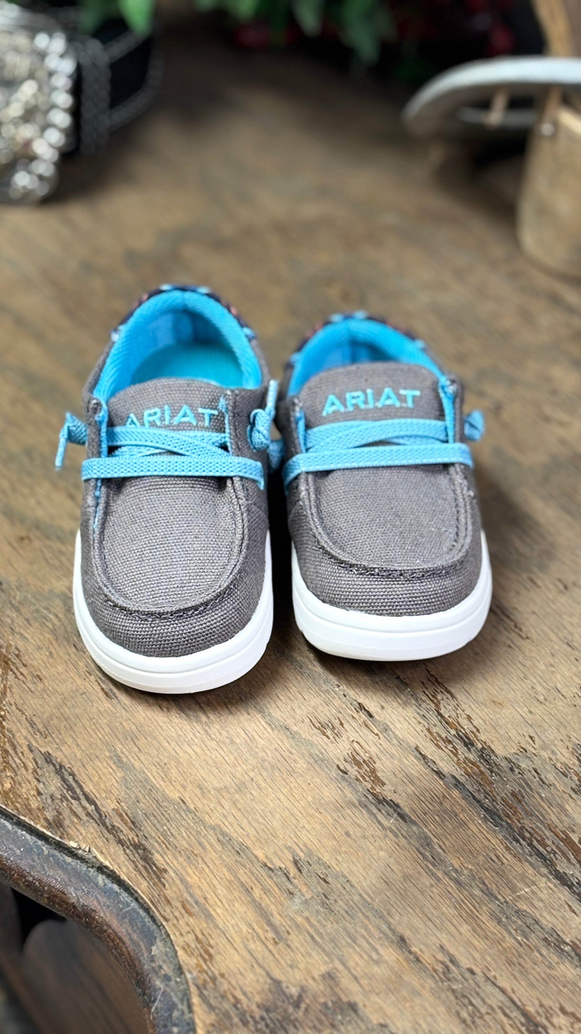 Ariat Lil' Stompers Casual Boots ~ Charcoal - Henderson's Western Store