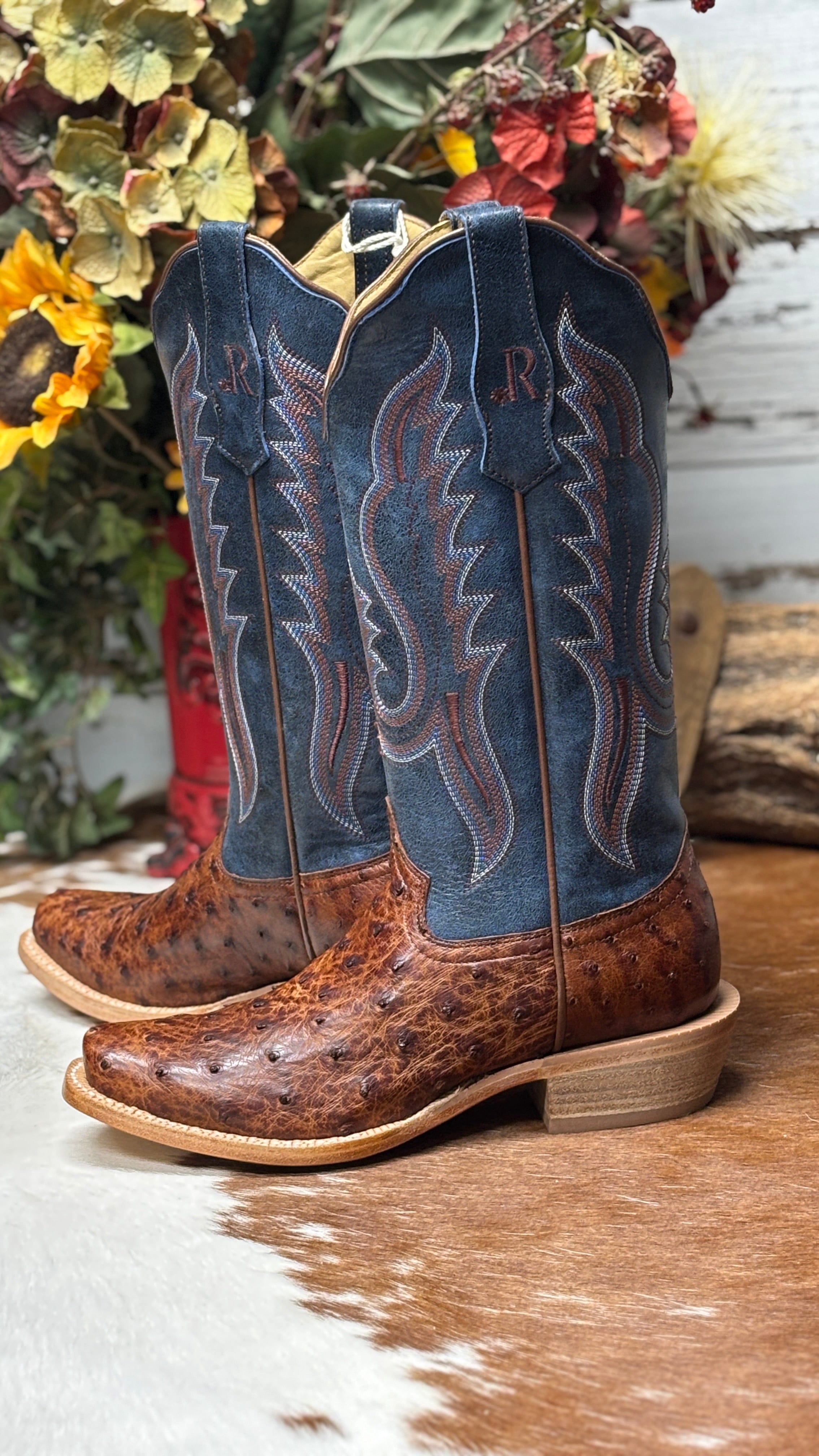 R. Watson Brass Full Quill Boot - Henderson's Western Store