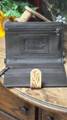 Floral Tooled Leather Cross Body ~ Cactus - Henderson's Western Store