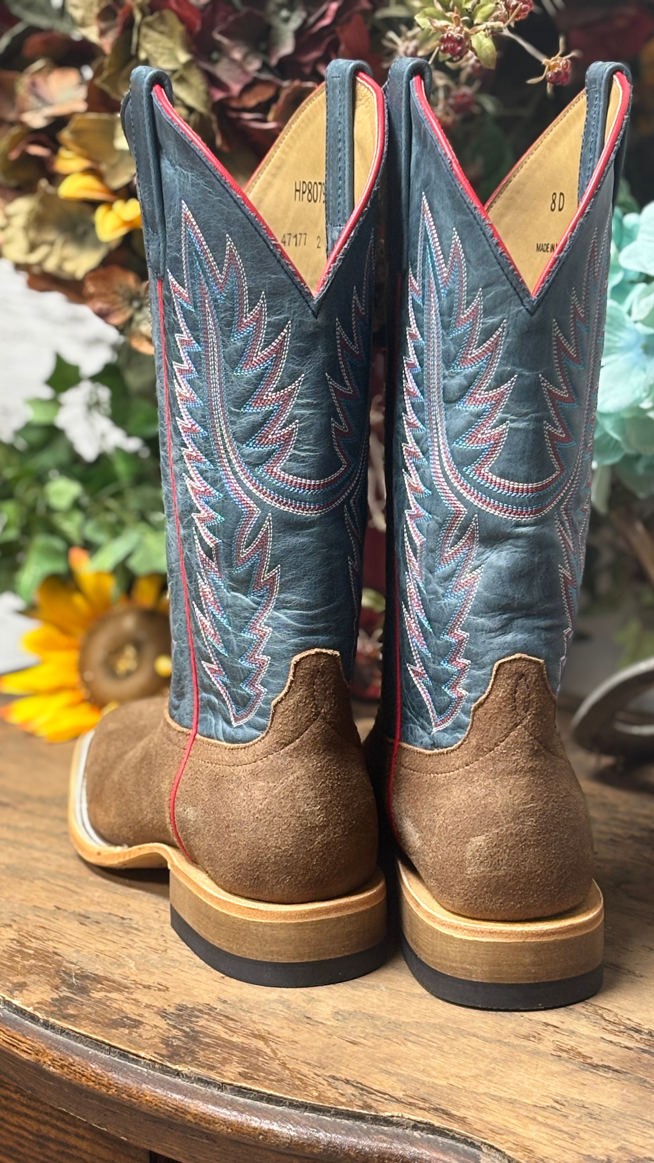 Tobaco Suede Boots by Horse Power - Henderson's Western Store