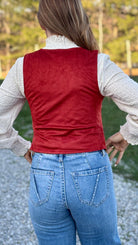 Studded Microsuede Vest by Rock & Roll - Henderson's Western Store