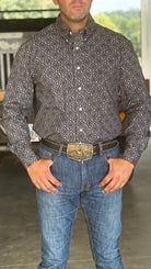 Medallion Print by Rock & Roll ~ Black - Henderson's Western Store