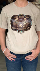 Lord Bless This Gold Buckle Dream Tee - Henderson's Western Store