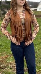 Rustic Western Fringe Vest - Henderson's Western Store