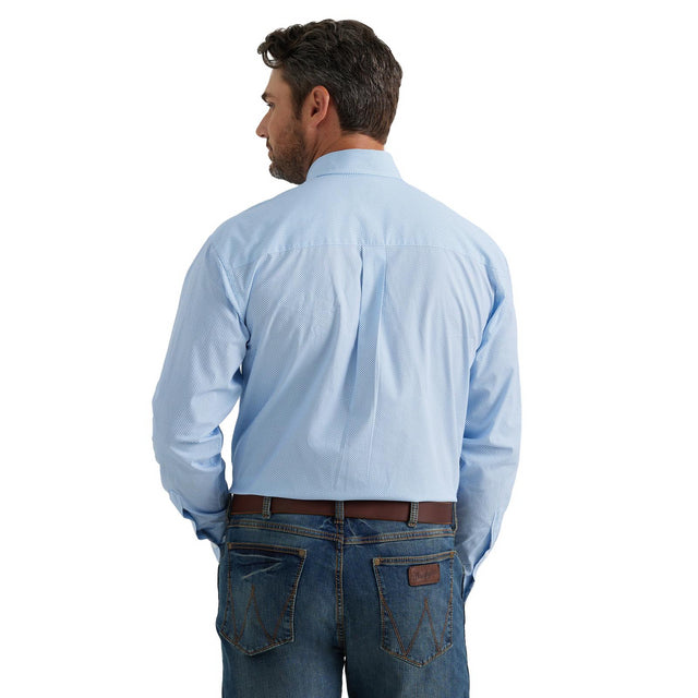 Men's George Strait Shirt ~ Blue - Henderson's Western Store