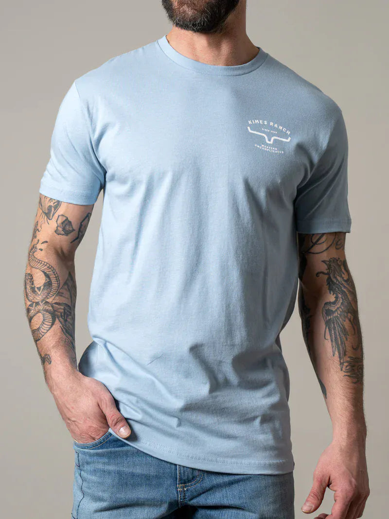 Kimes Honor Tee ~ Denim - Henderson's Western Store