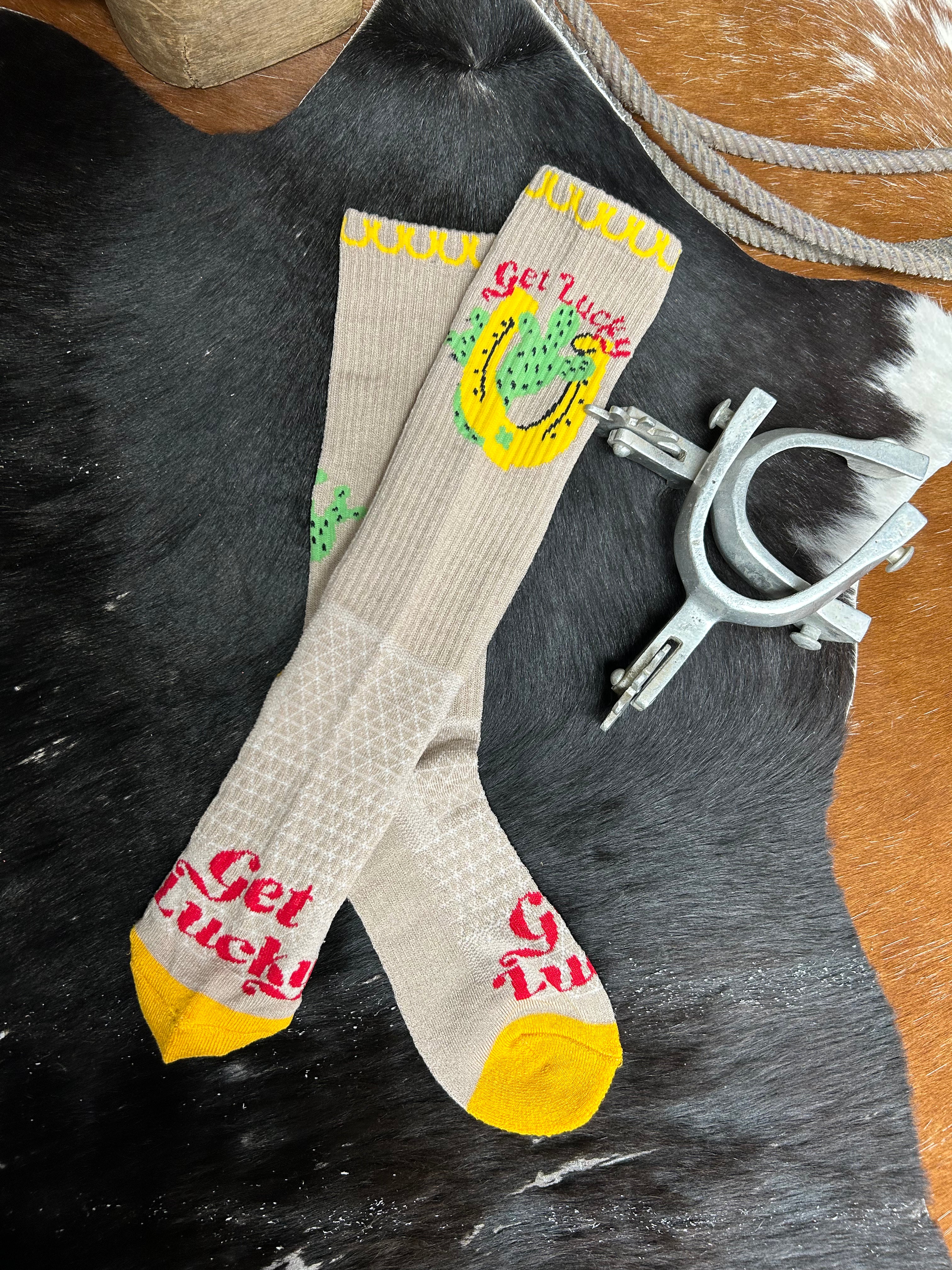 Lucky Chuck Socks ~ Get Lucky - Henderson's Western Store