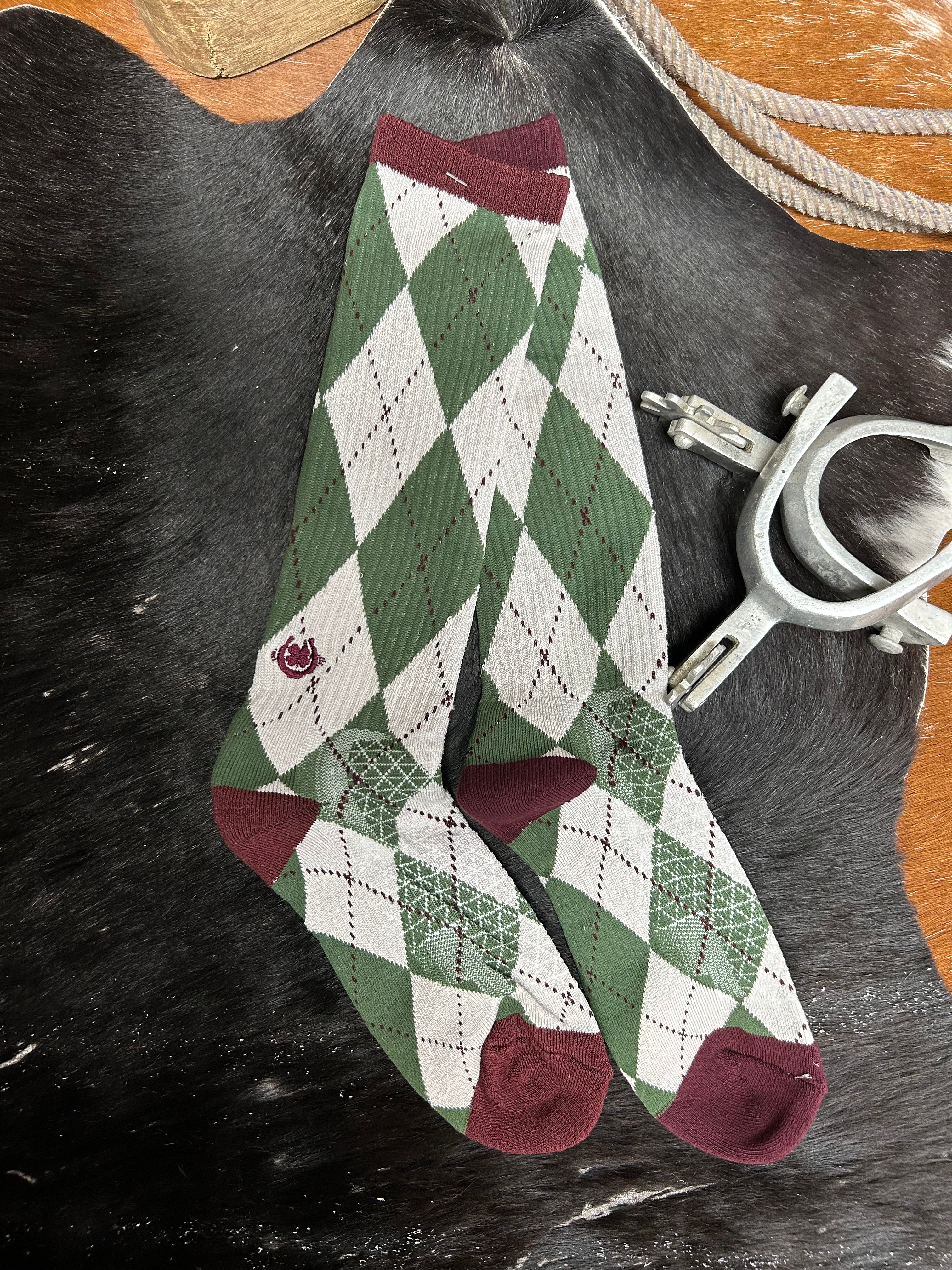 Lucky Chuck Socks ~ Ranch Rider - Henderson's Western Store