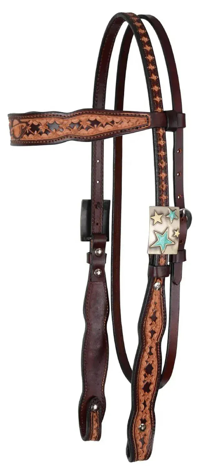 Saturn Rising Headstall - Henderson's Western Store
