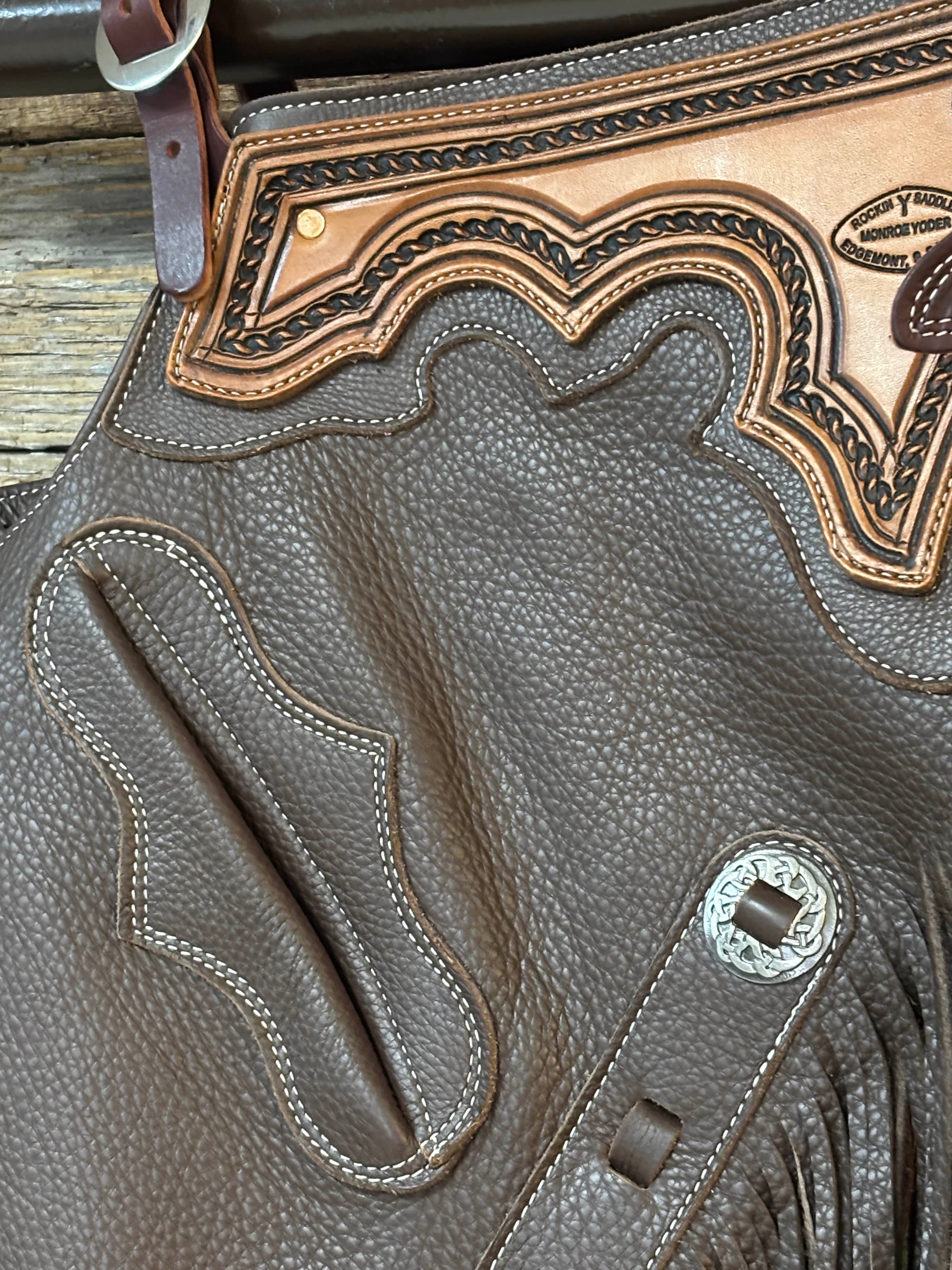 Rockin' Y Saddlery chap