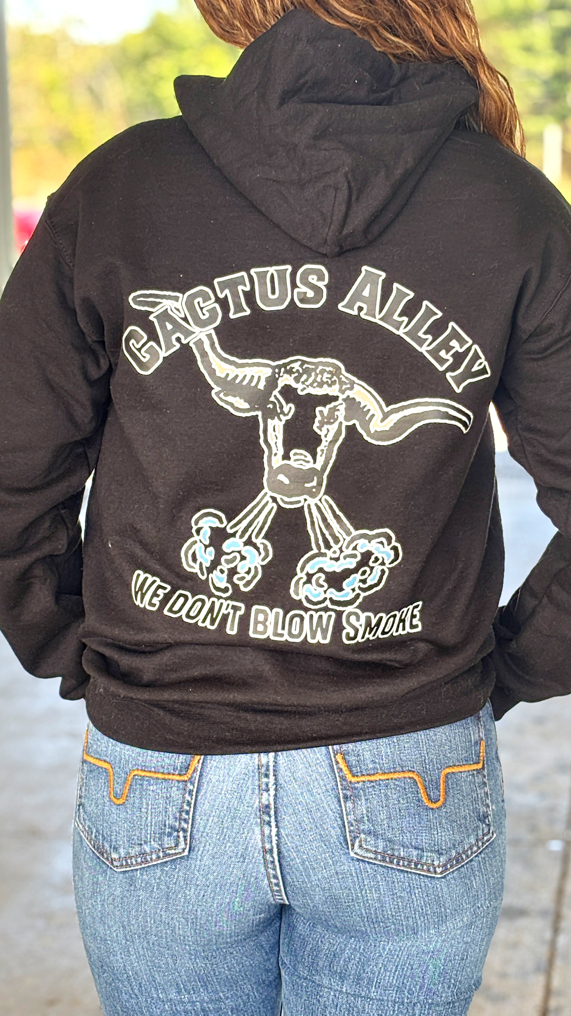 Cactus Alley Hoodie ~ Blowin Smoke - Henderson's Western Store