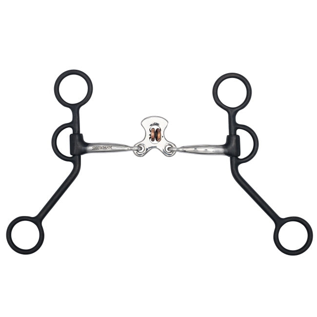 Argentine Shank Bit W/Double Copper Rollers - Henderson's Western Store