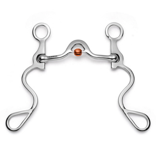 Long S Shank W/Smooth Low Port Copper Rollers - Henderson's Western Store