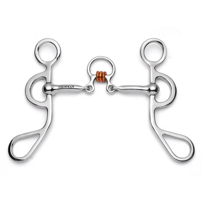 Argentine Shank W/Three Piece Jointed Copper Rollers - Henderson's Western Store