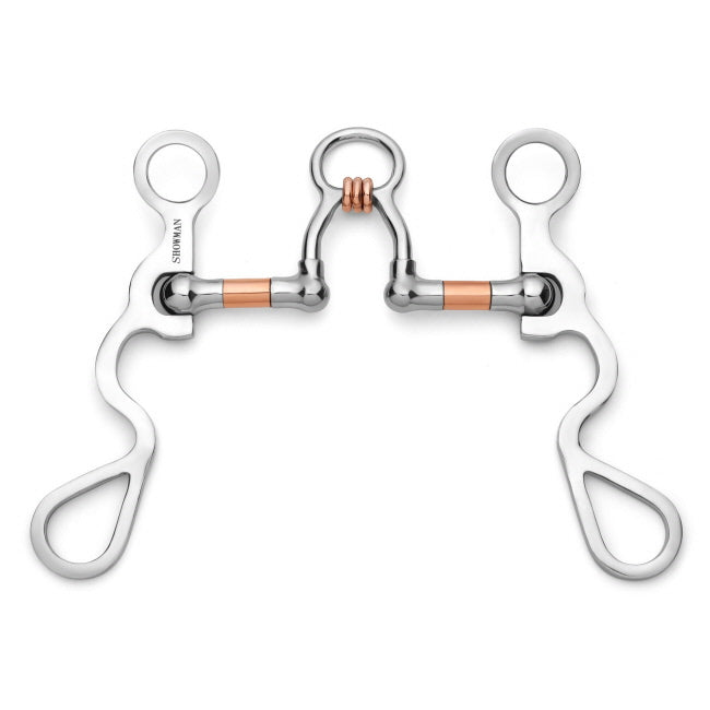 S Shank W/Copper Wrapped Ported Rollers - Henderson's Western Store