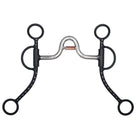 Medium Shank Bit with Low Port Copper Roller - Henderson's Western Store