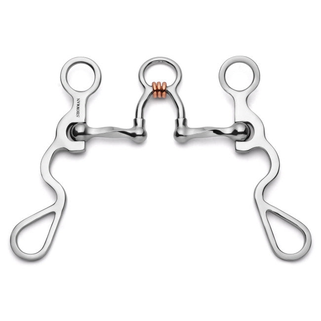 S Shank W/Slow Twist Ported Copper Rollers - Henderson's Western Store