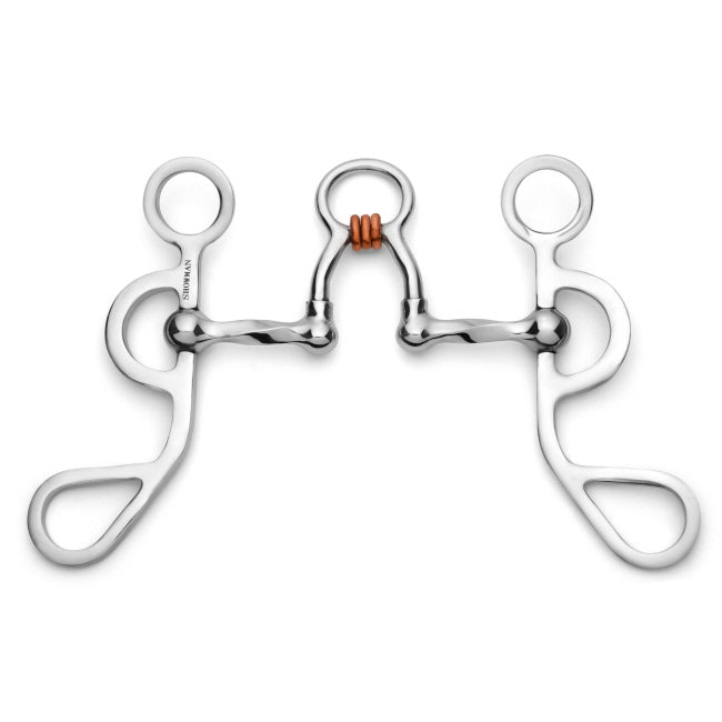 Argentine Shank W/Slow Twist Ported Copper Rollers - Henderson's Western Store