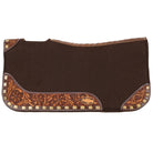 Klassy Cowgirl Brown Felt Pad ~ Toffee Bloom - Henderson's Western Store