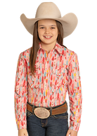 Girl's Print Shirt by Panhandle - Henderson's Western Store