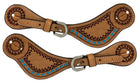 Leather Embossed Spur Straps - Henderson's Western Store