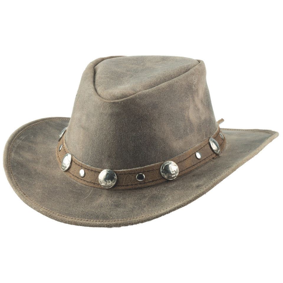 Crackled Leather Hat by Bullhide - Henderson's Western Store