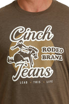 Cinch American Brand Tee ~ Heather Brown - Henderson's Western Store