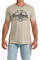 Men's Cinch Tee ~ Khaki - Henderson's Western Store
