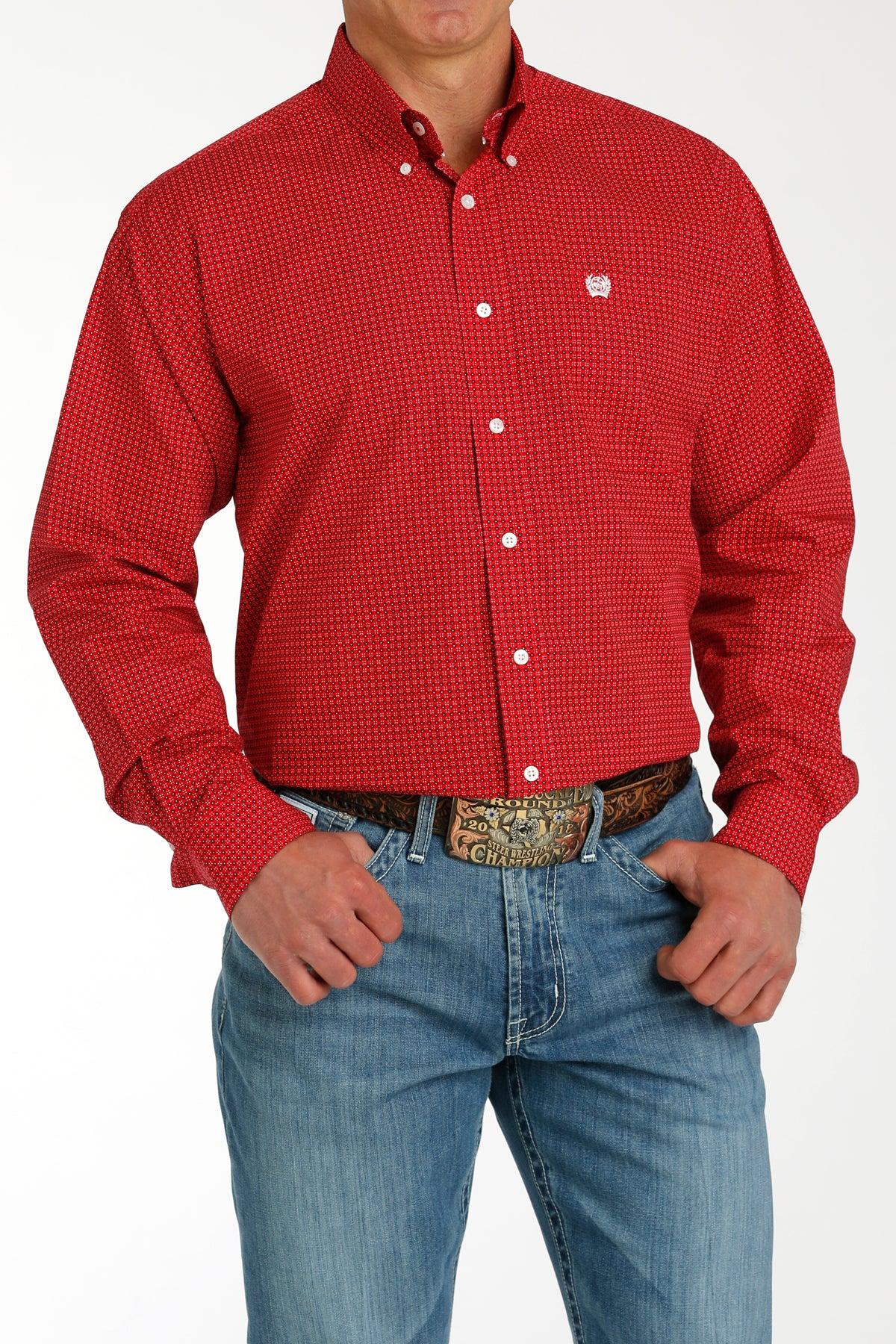 Cinch Plain Weave  ~ Red - Henderson's Western Store