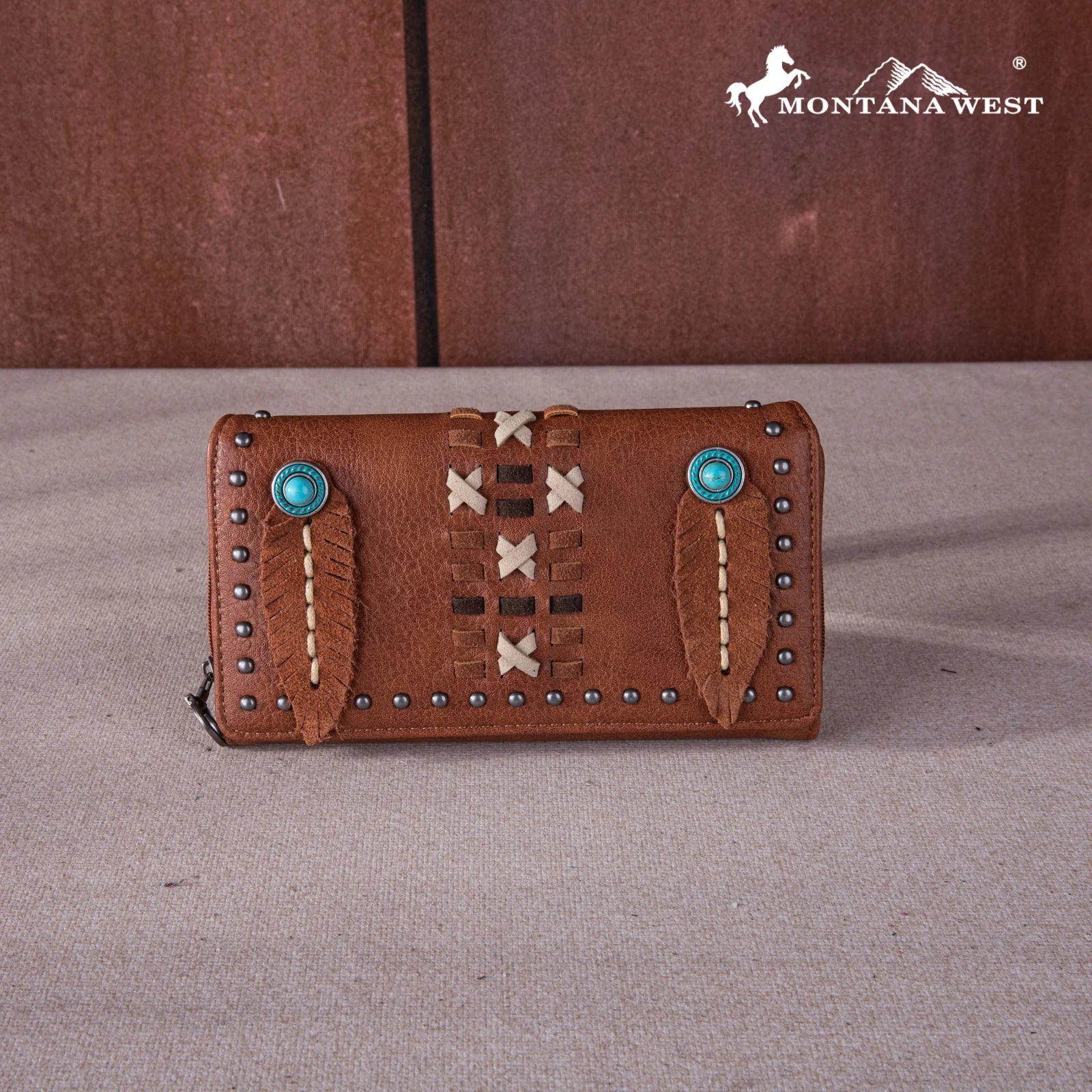 MW Feather Wallet - Henderson's Western Store