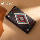 MW Aztec Collection Wallet ~ Black - Henderson's Western Store