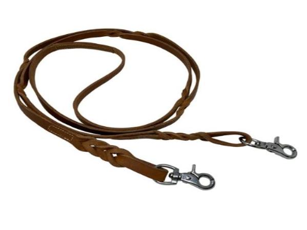Leather Contest Reins - Henderson's Western Store