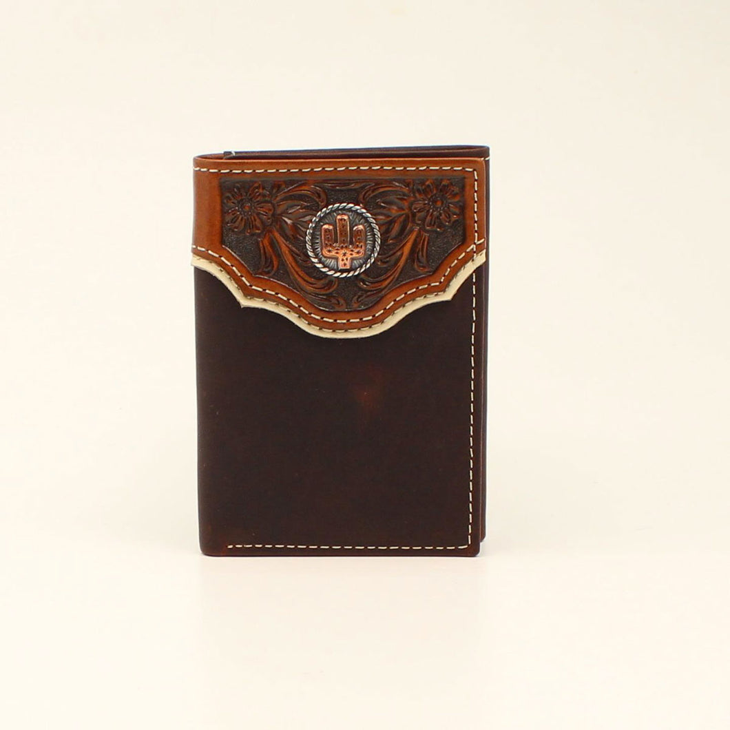Floral Embossed Trifold Wallet - Henderson's Western Store