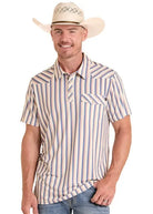 Western Stripe Polo by Rock & Roll - Henderson's Western Store