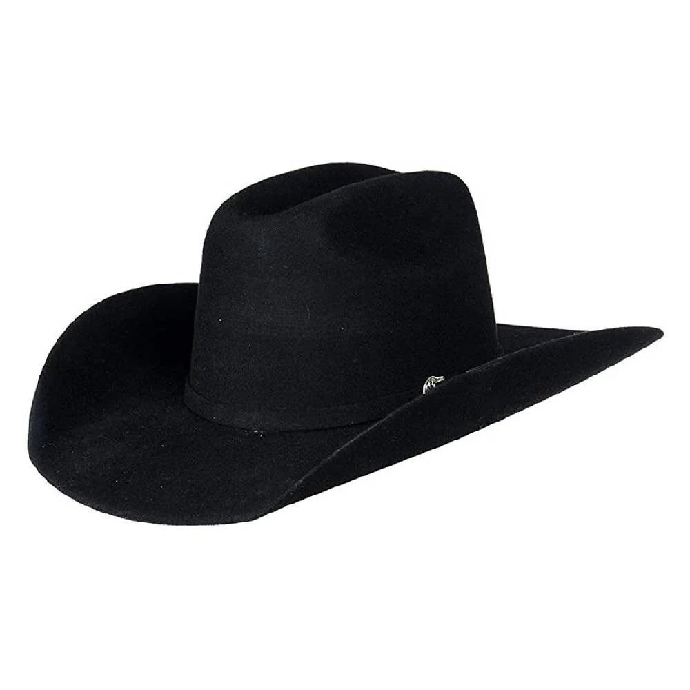 Ariat Kids' Cattleman Felt Cowboy Hat~ Black - Henderson's Western Store